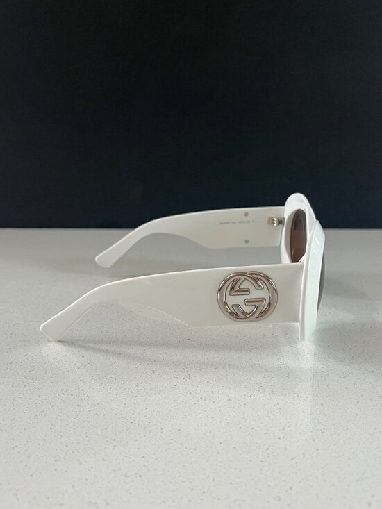 GUCCI Fashion Show 54MM WHITE Round Sunglasses GG1647S 003 main image 9